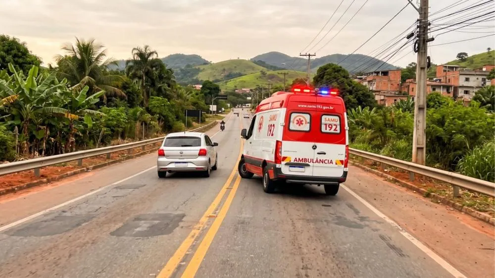 Motorista bloqueia ambulância por 6 km, toma multa de R$ 80 mil e perde a CNH por 2 anos